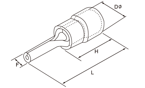 Pin terminal supplier_Pin terminal drawing